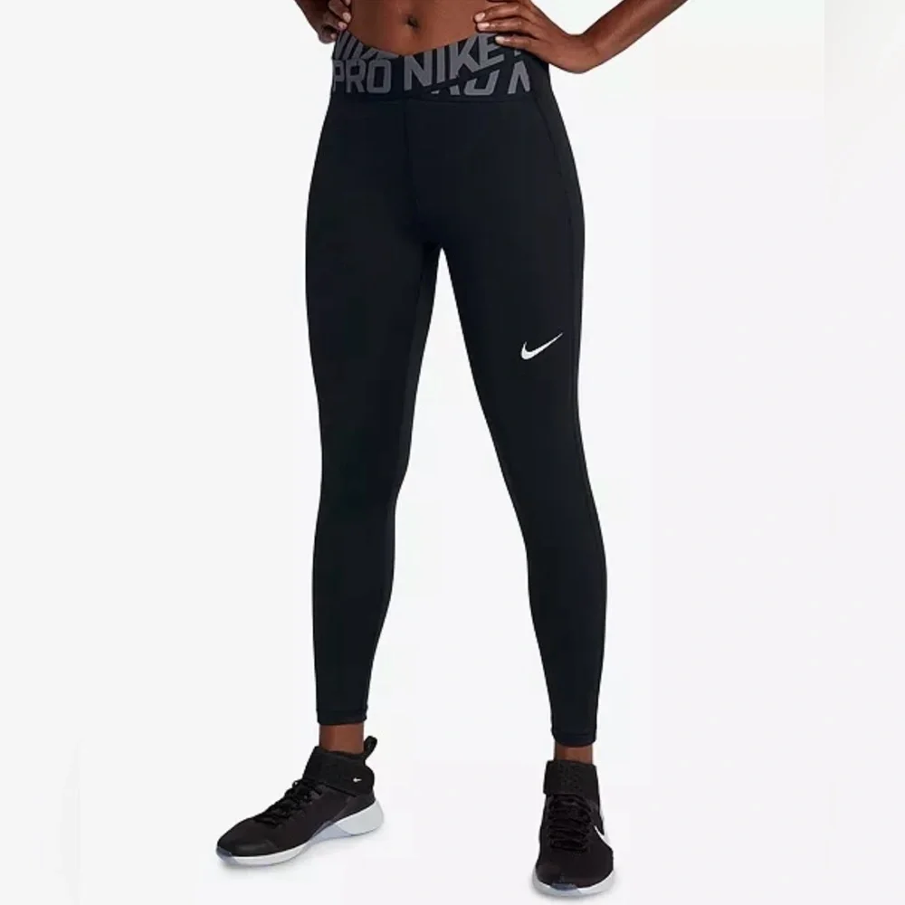 Nike Pro Crossover Waistband Ankle Leggings